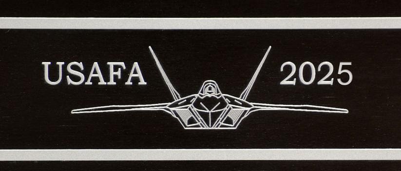 A black and white picture of an aircraft with the words " ffa 2 0 1 3 ".